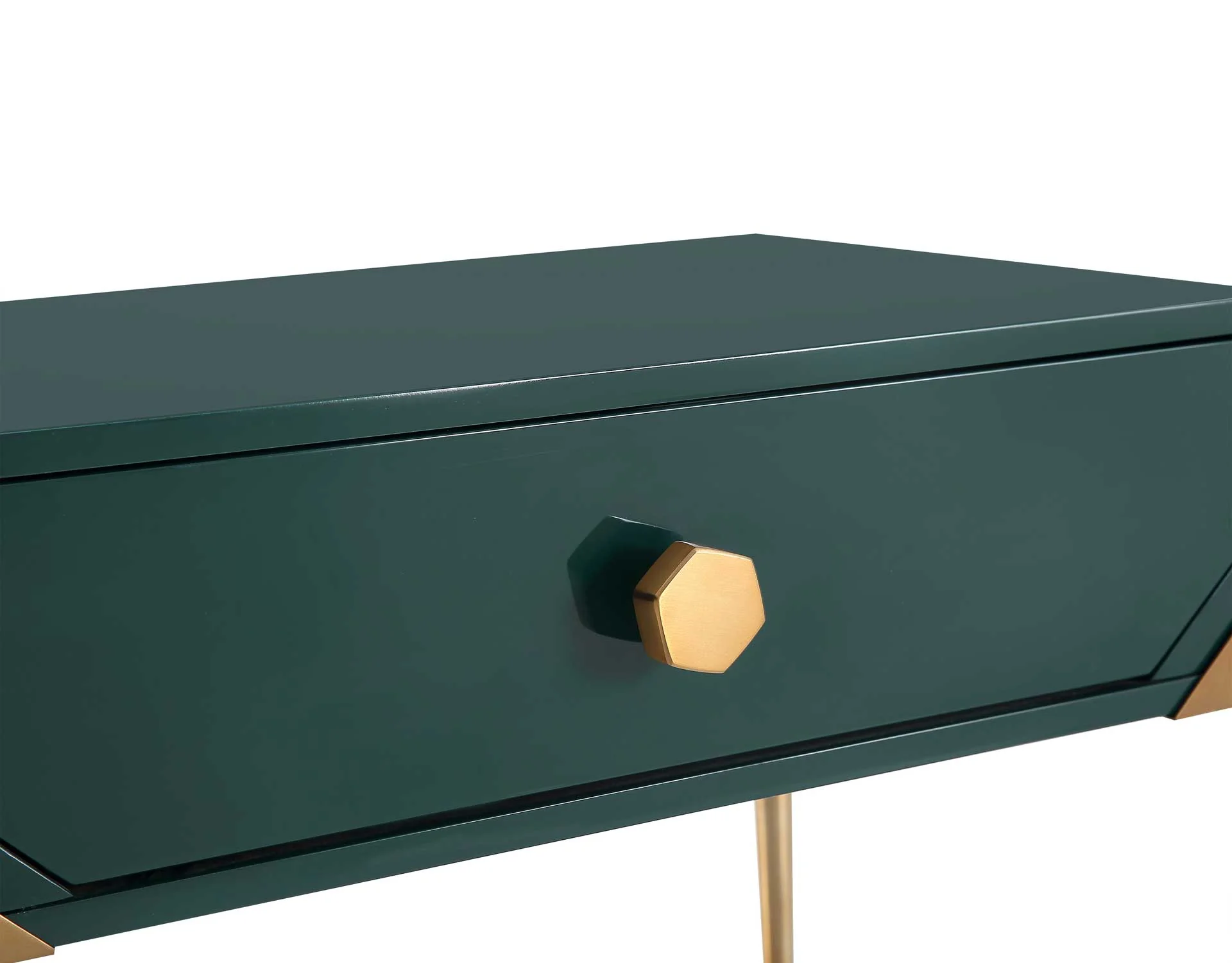 Bailey Lacquer Side Table Green - Image 6