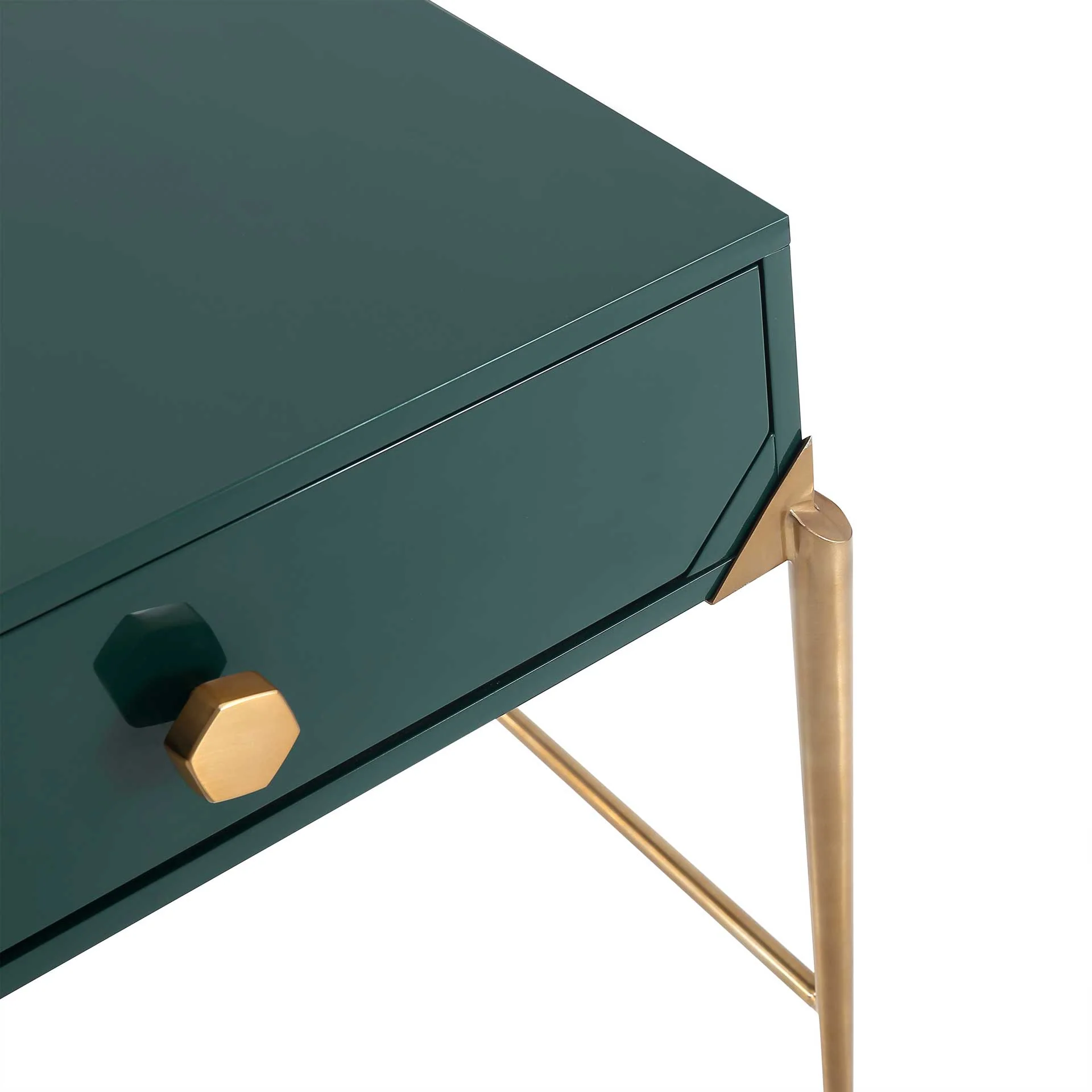 Bailey Lacquer Side Table Green - Image 7