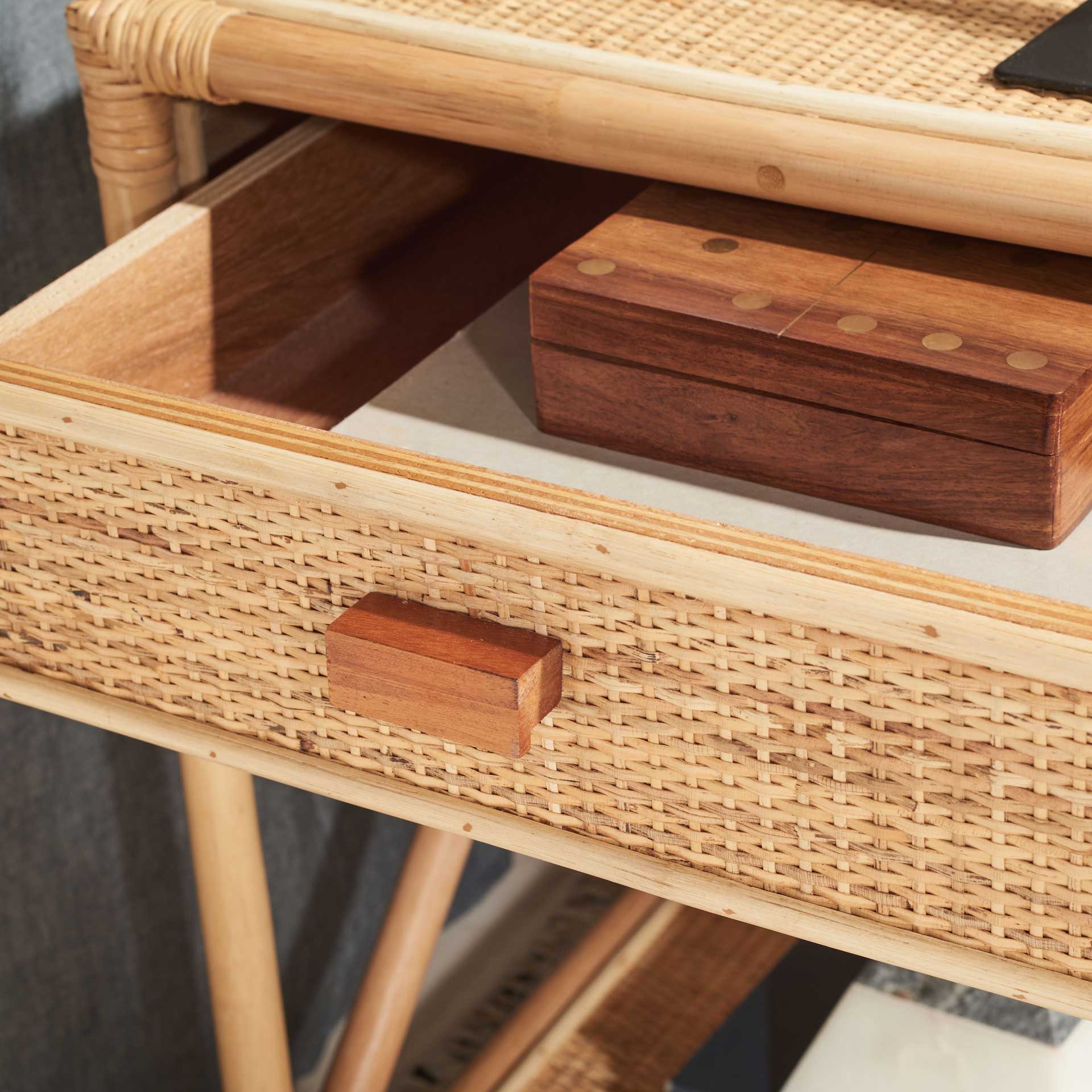 Bain 1 Drawer 1 Shelf Nightstand Natural - Image 7