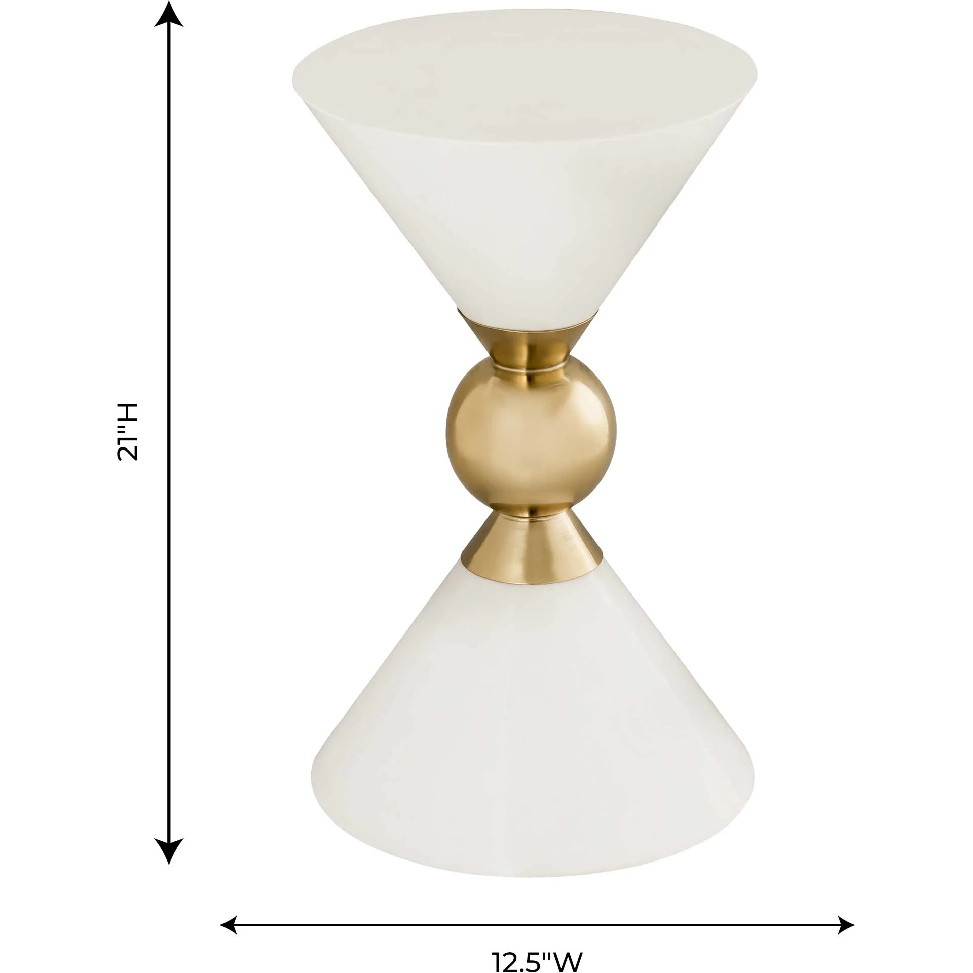 Bain Side Table White - Image 4