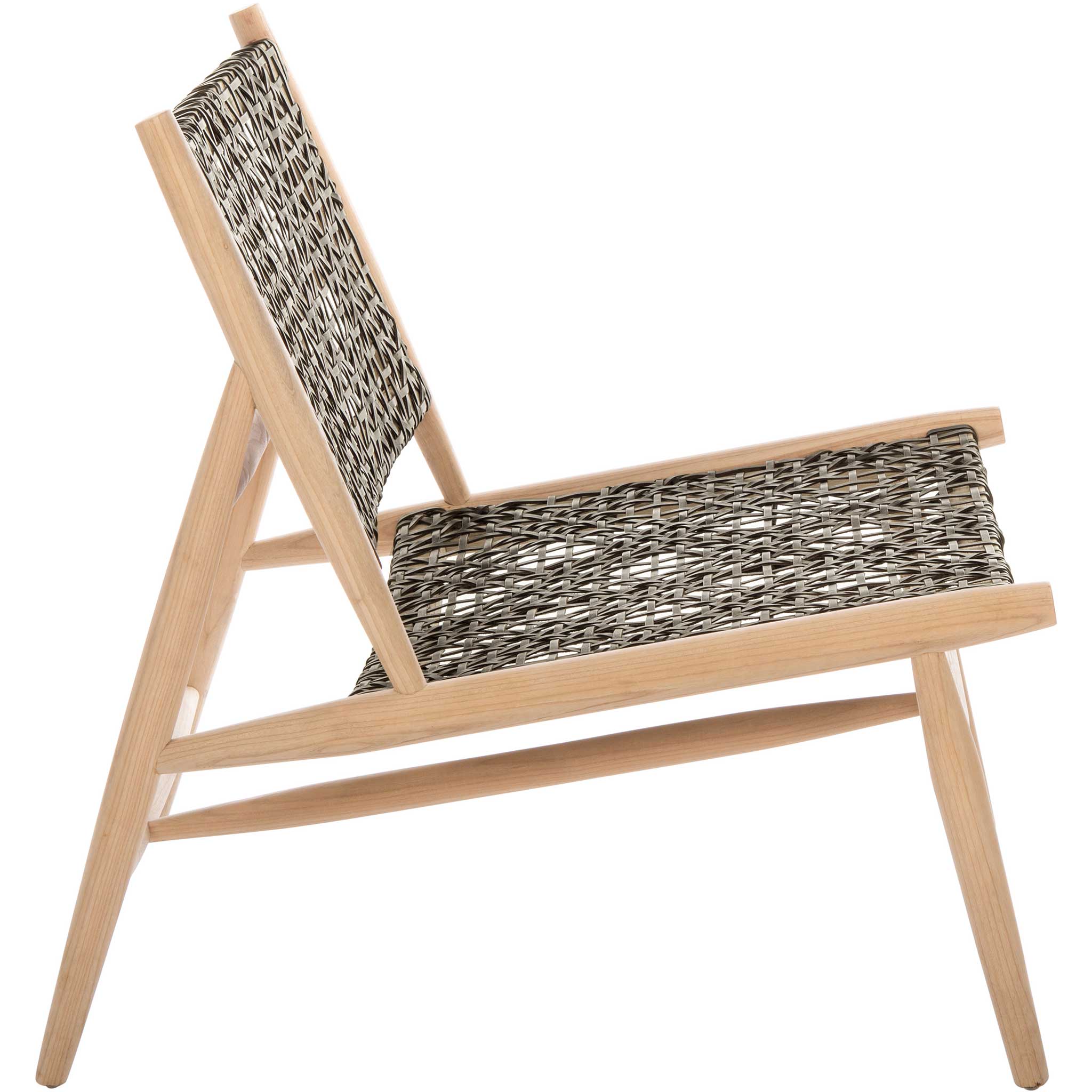 Baize Accent Chair Brown/Natural - Image 3