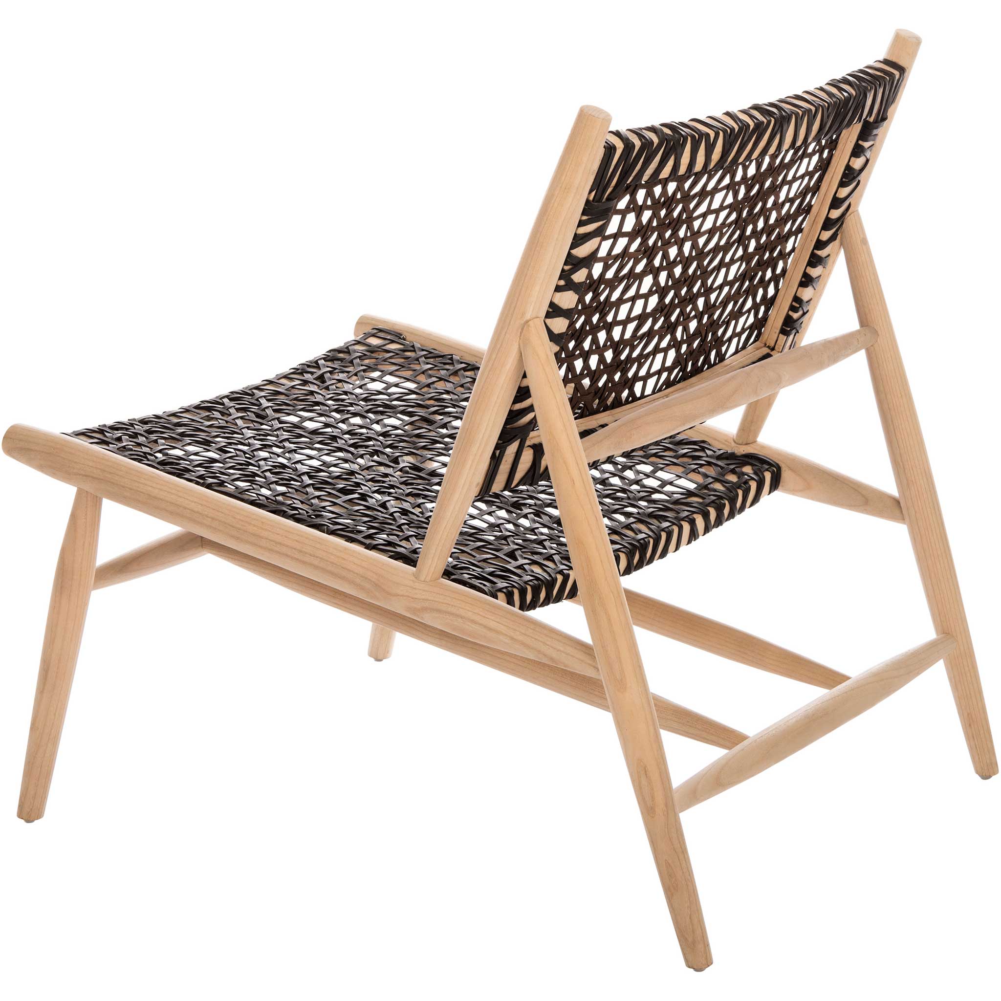 Baize Accent Chair Brown/Natural - Image 4