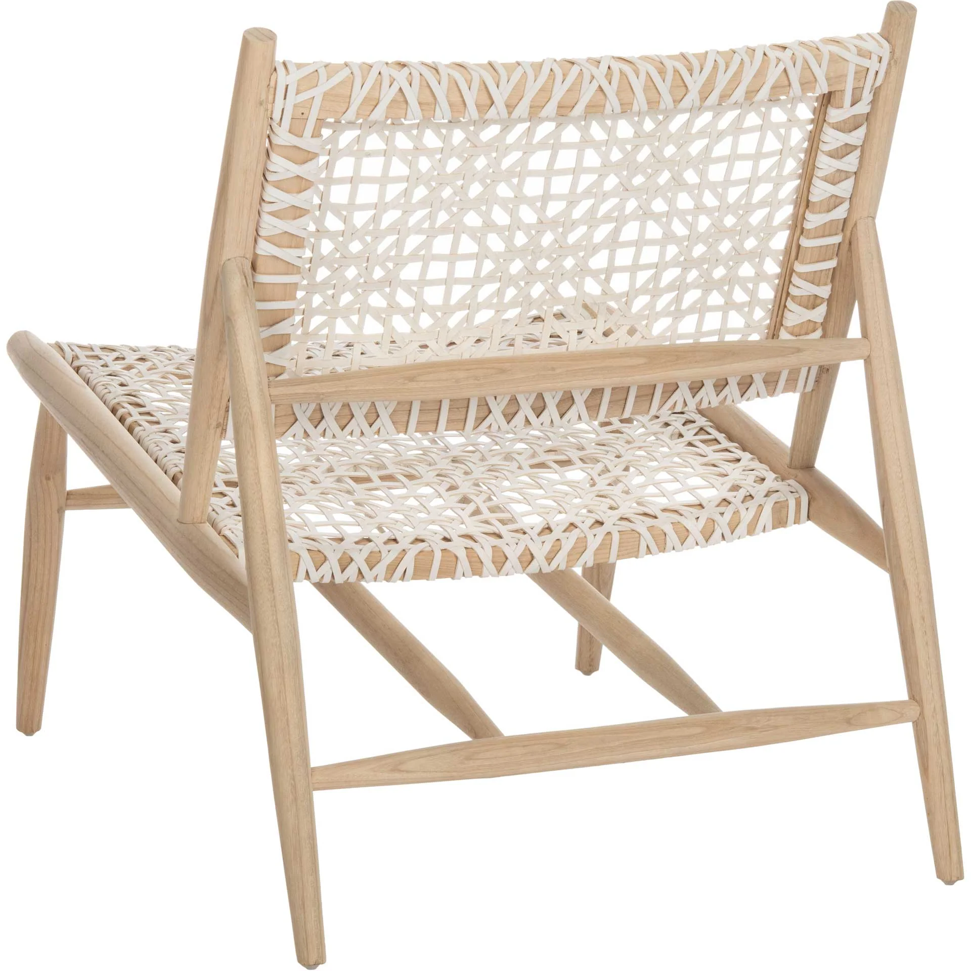 Baize Accent Chair Natural/Brown - Image 5