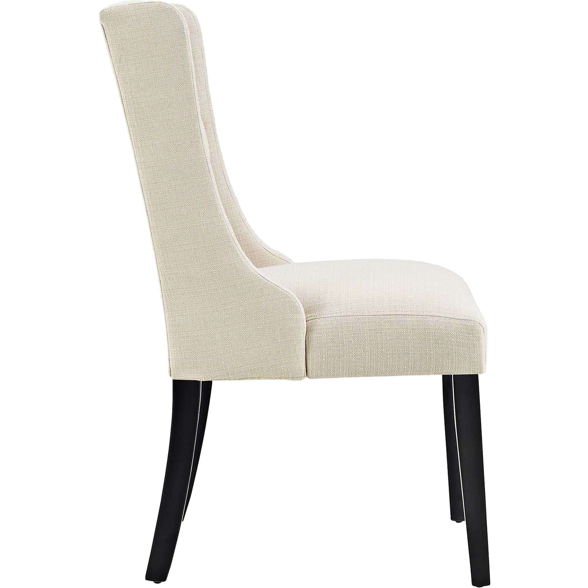 Baker Fabric Dining Chair Beige - Image 2