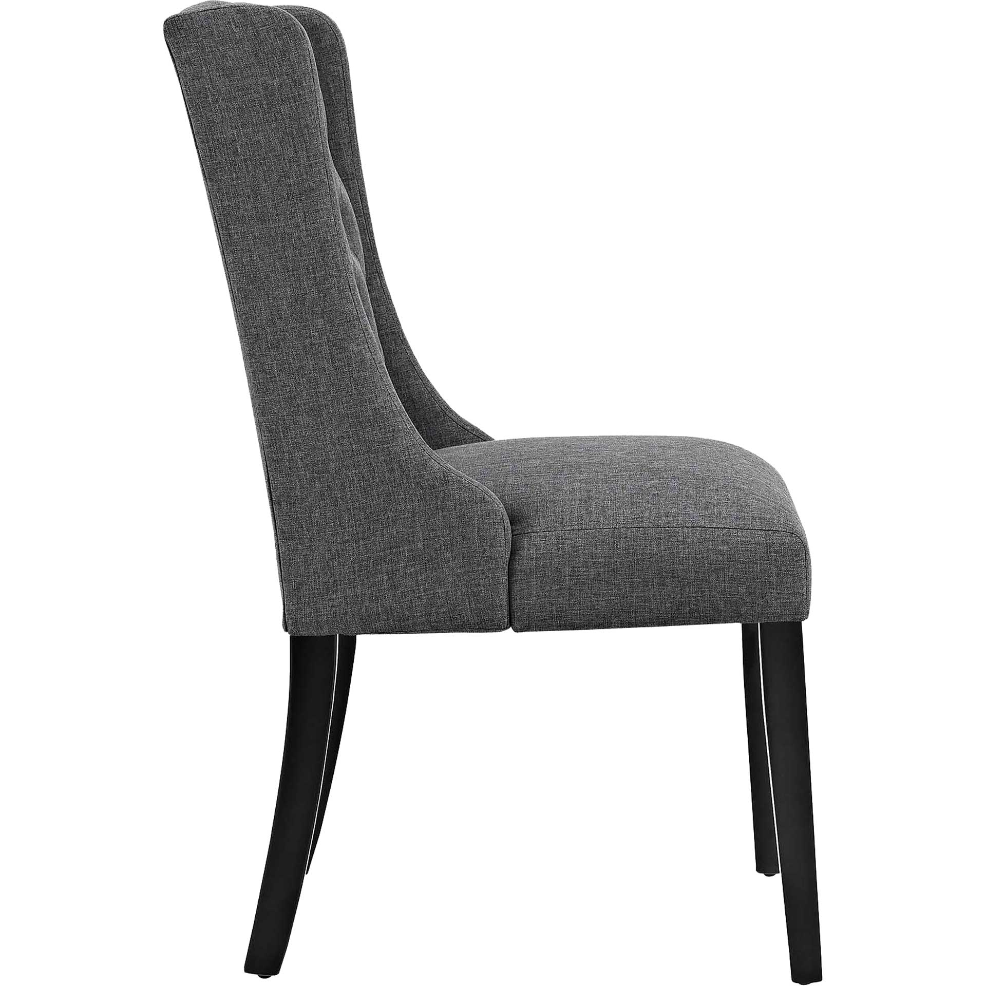Baker Fabric Dining Chair Gray - Image 2