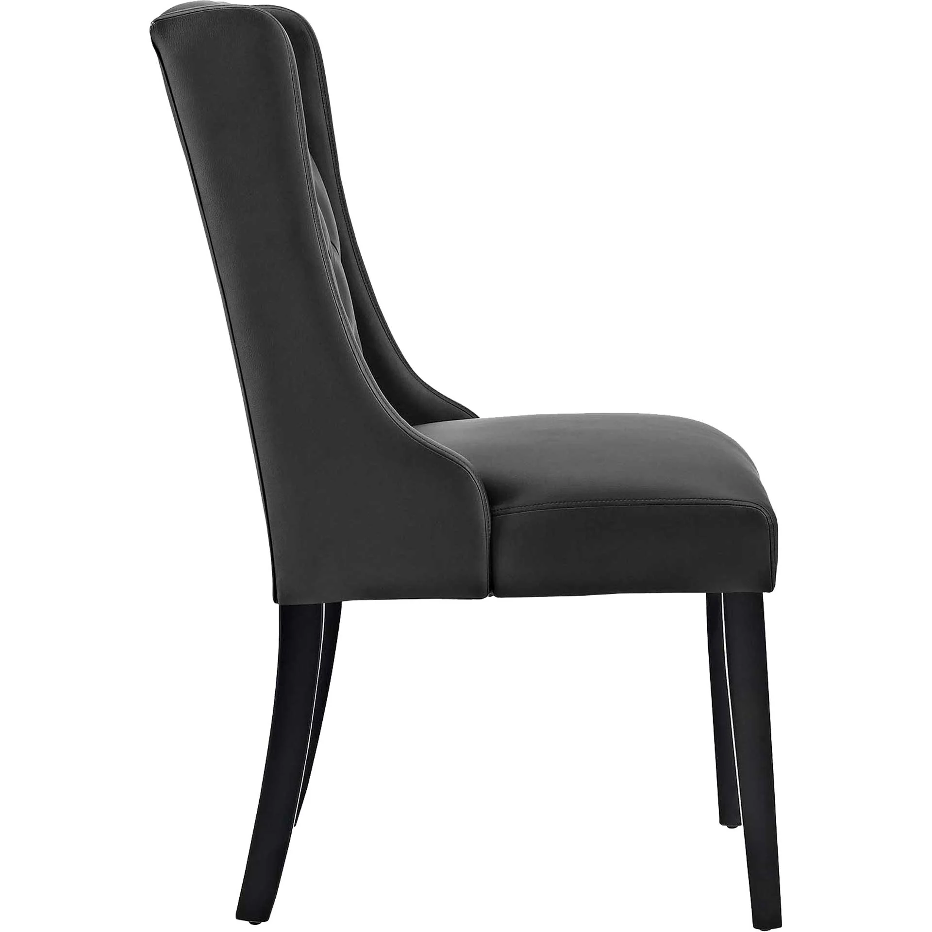 Baker Vinyl Dining Chair Black - Image 2