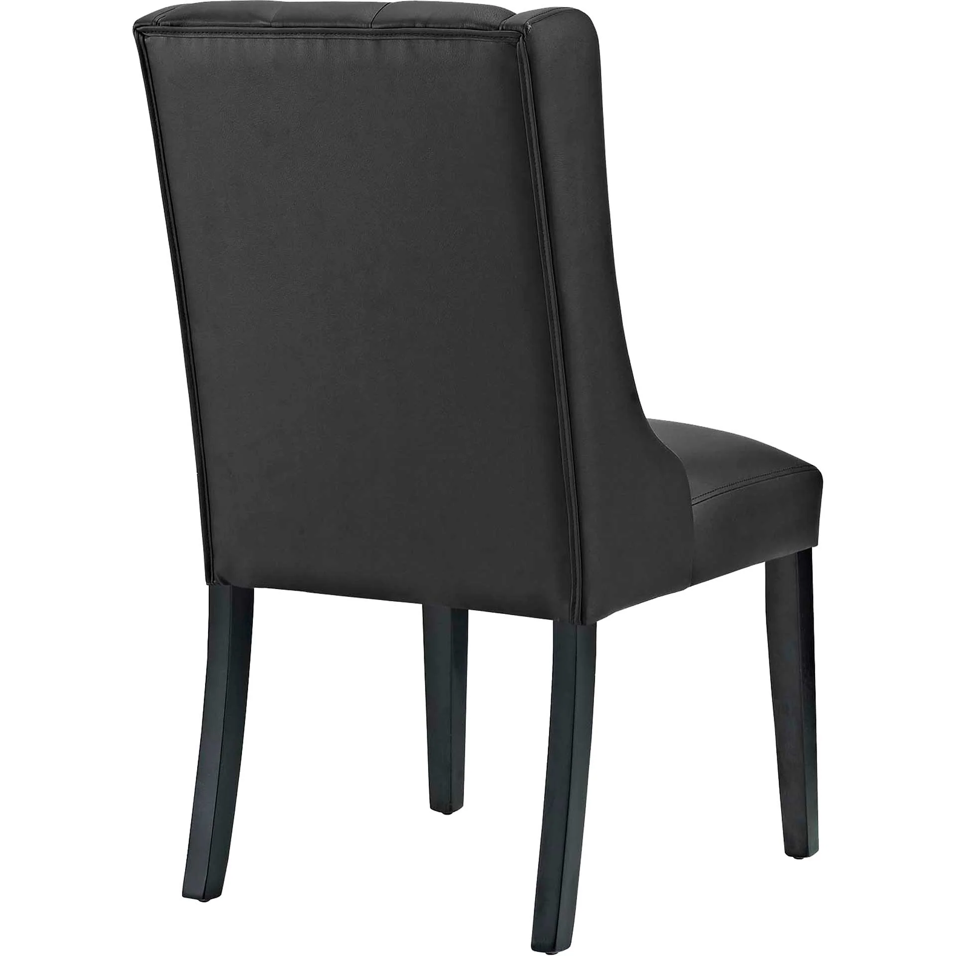 Baker Vinyl Dining Chair Black - Image 3