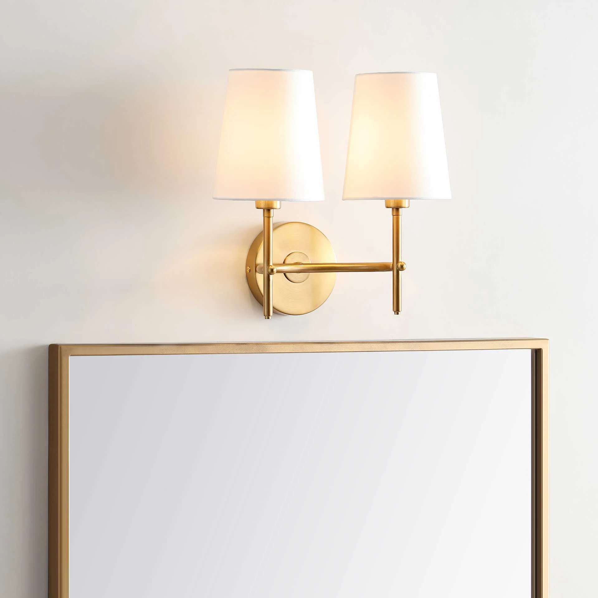 Balboa Two Light Wall Sconce Brass Gold - Image 4