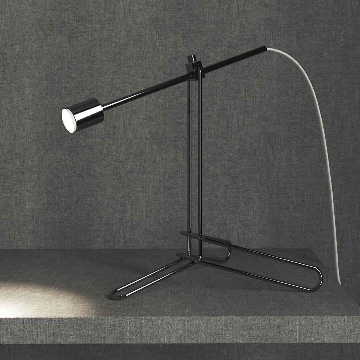 Balfour Table Lamp Black Chrome - Image 2