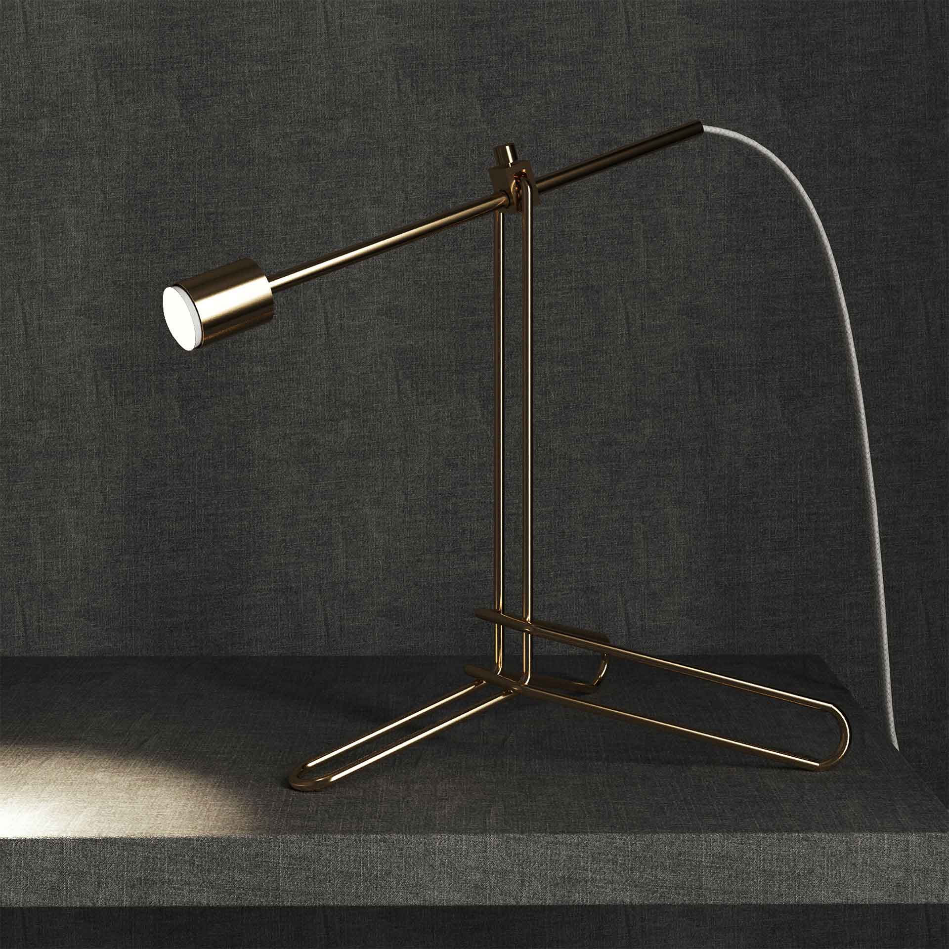 Balfour Table Lamp Brass - Image 3