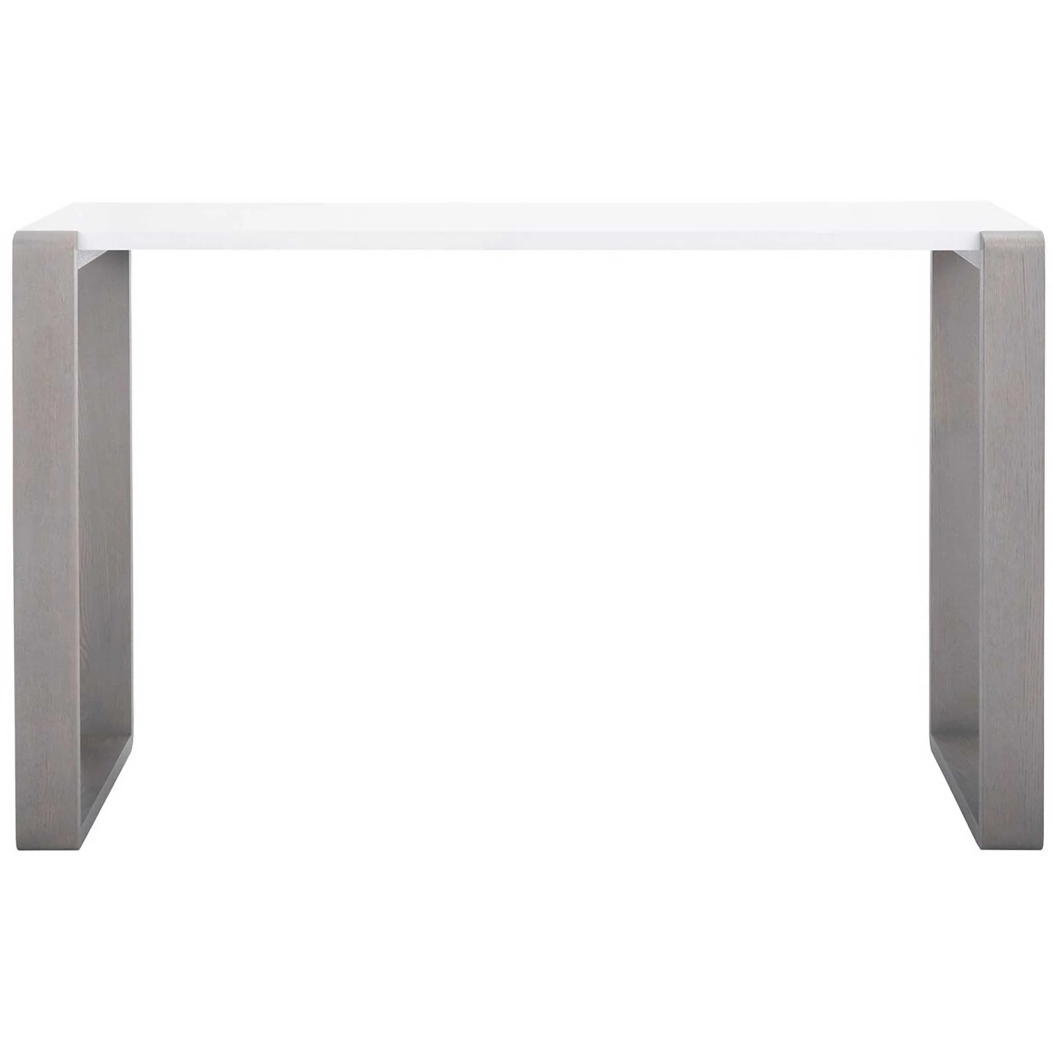 Balin Lacquer Console Table White/Gray - Image 2