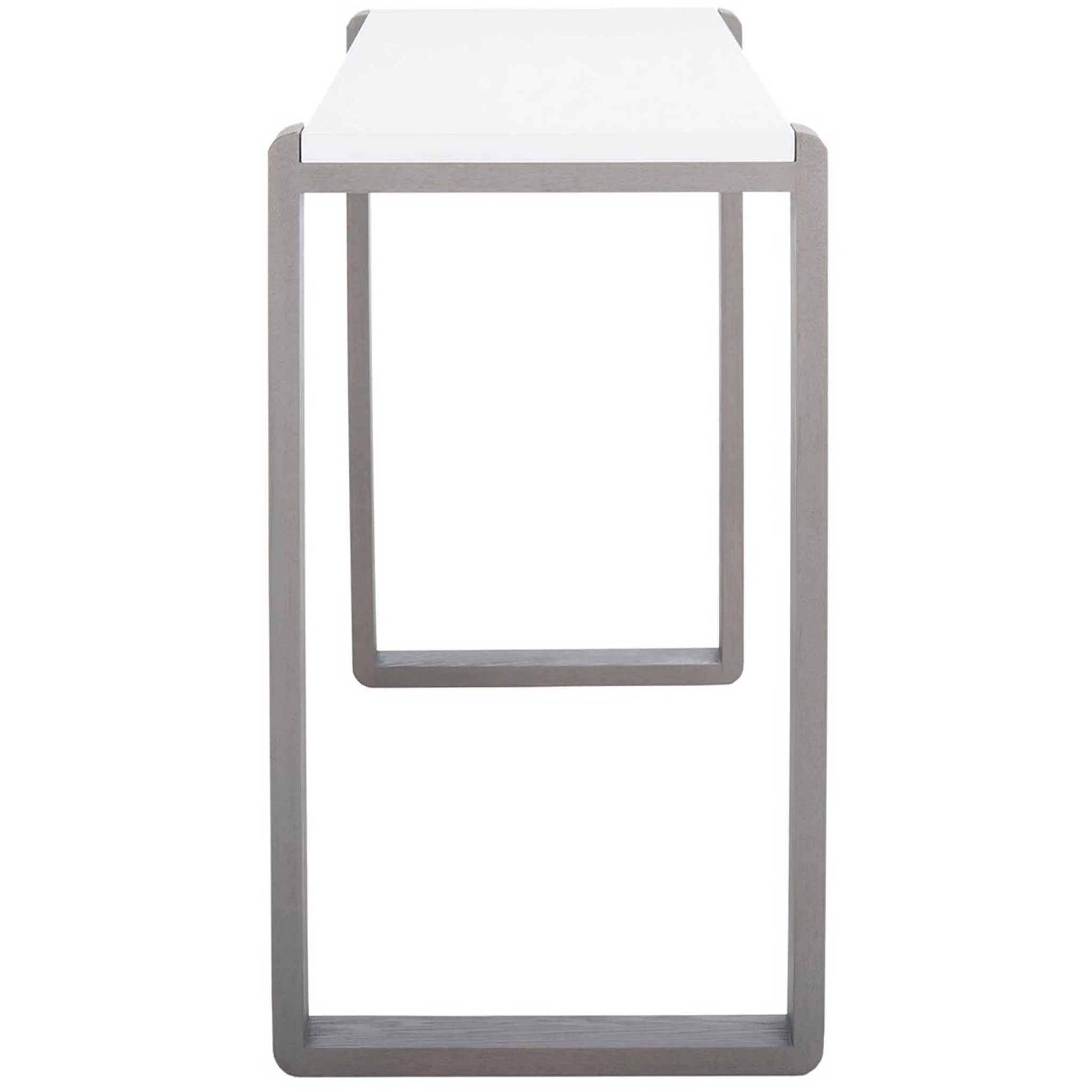 Balin Lacquer Console Table White/Gray - Image 3