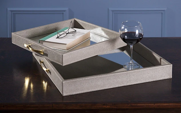 Ballard Mirrored Trays (Set of 2) - Image 2