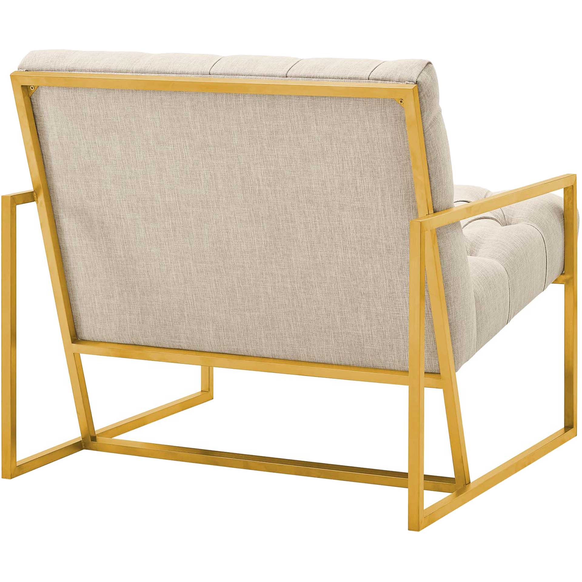 Ballston Fabric Accent Chair Beige - Image 3
