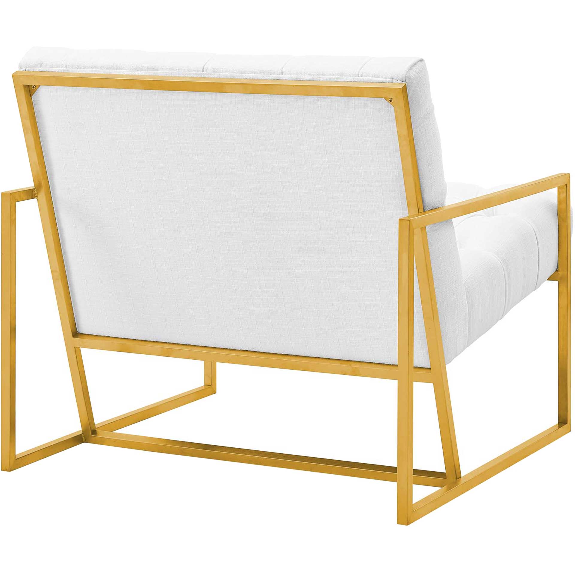 Ballston Fabric Accent Chair White - Image 3