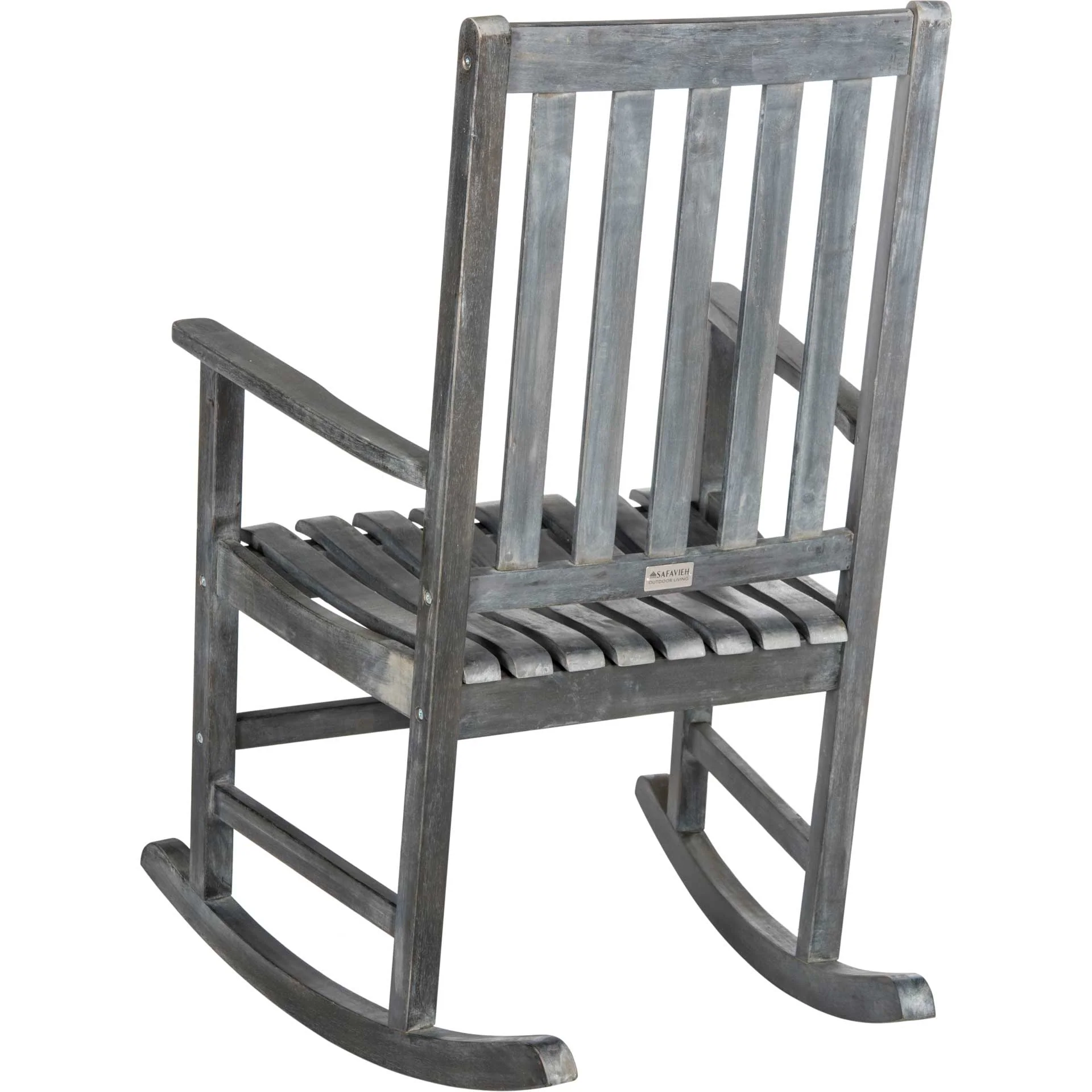 Bamboo Rocking Chair Ash Gray - Image 3