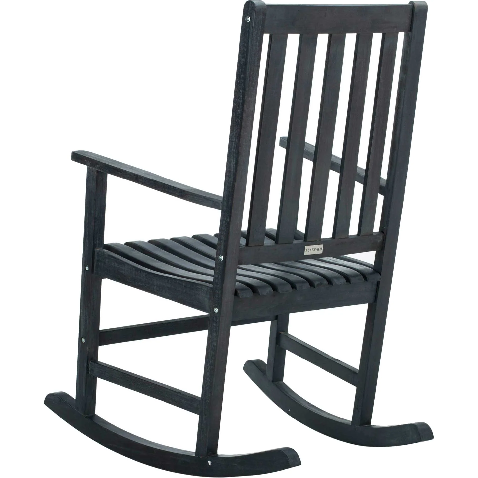 Bamboo Rocking Chair Dark Slate Gray - Image 5