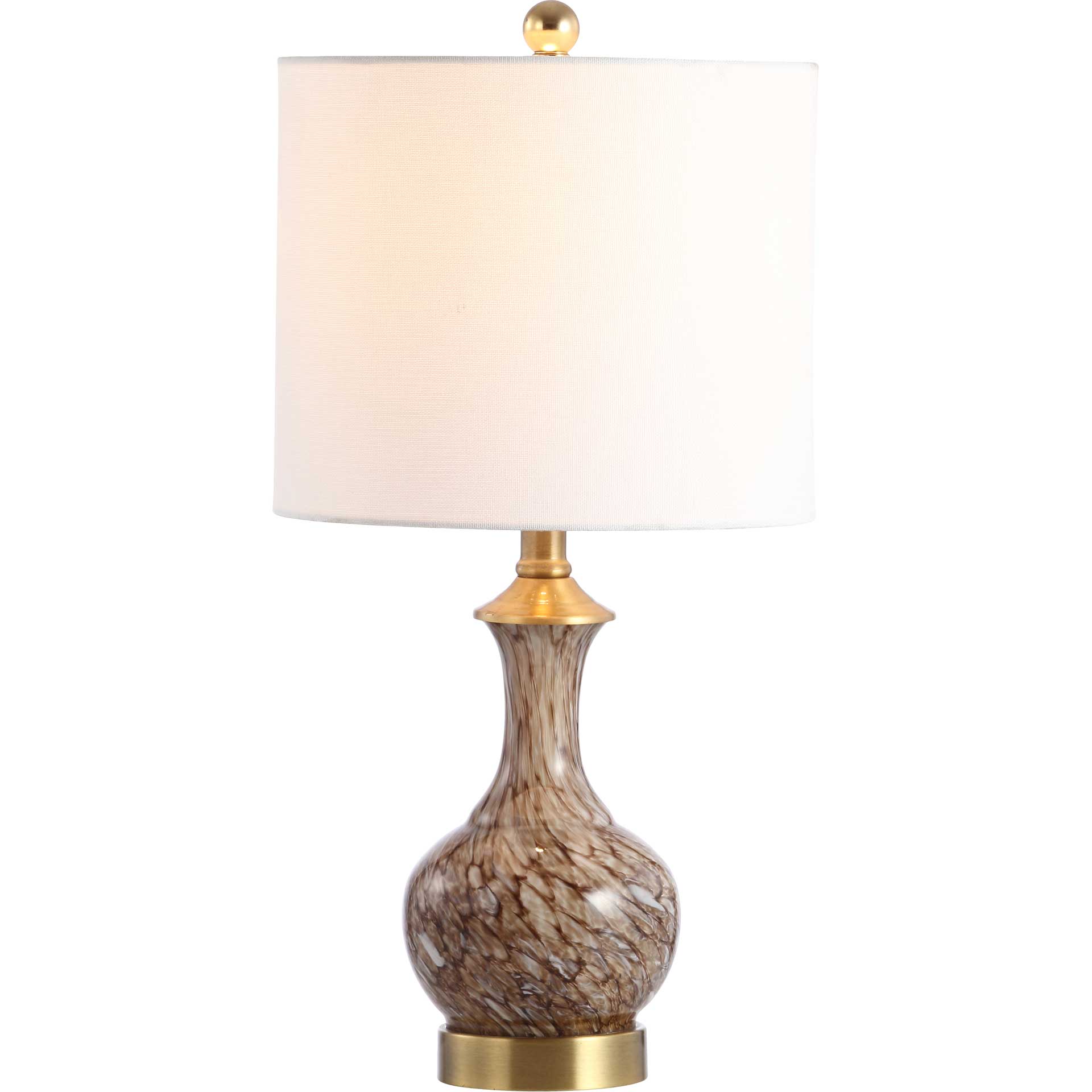 Bangka Table Lamp Brown/Brass Gold - Image 2