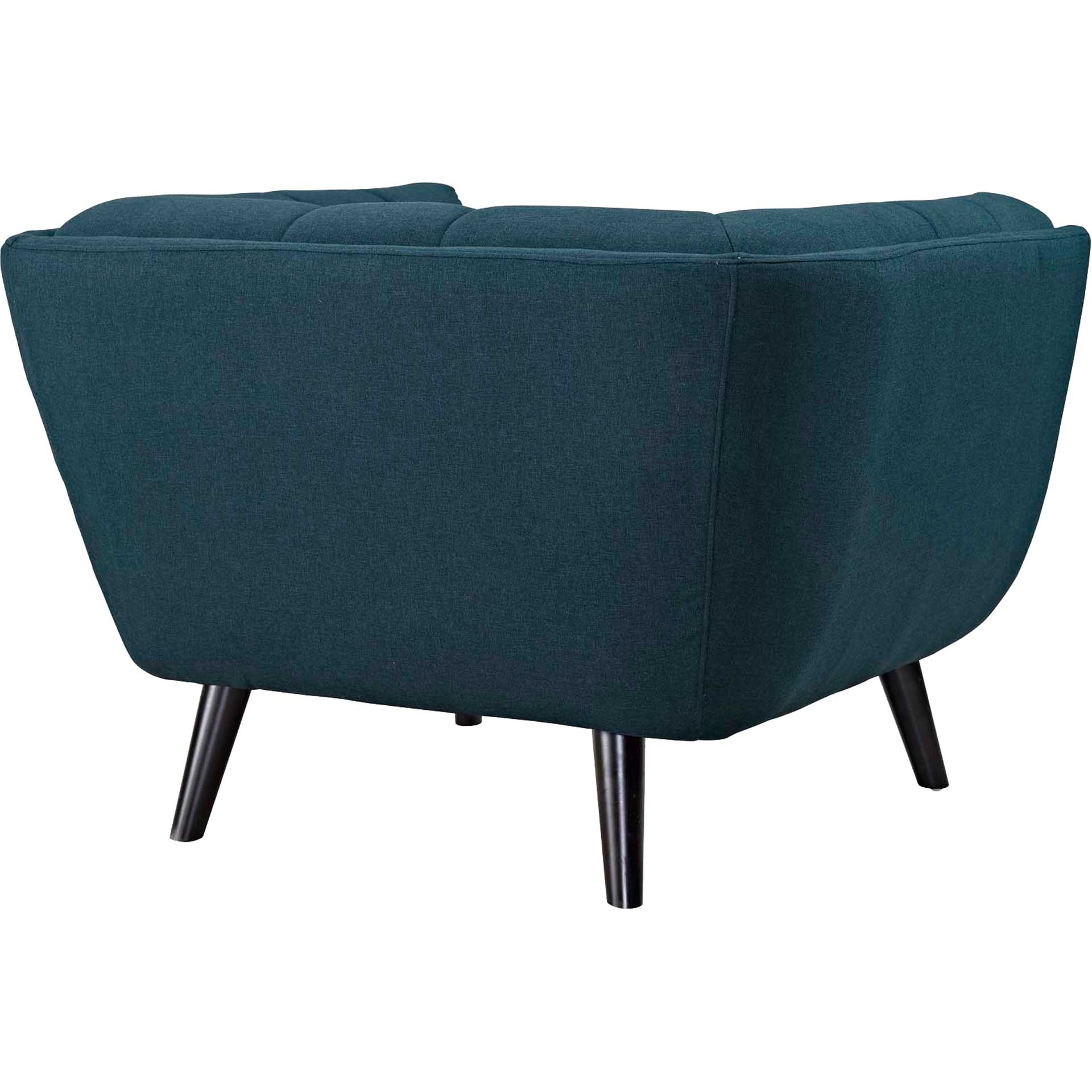 Banister Upholstered Fabric Armchair Blue - Image 3