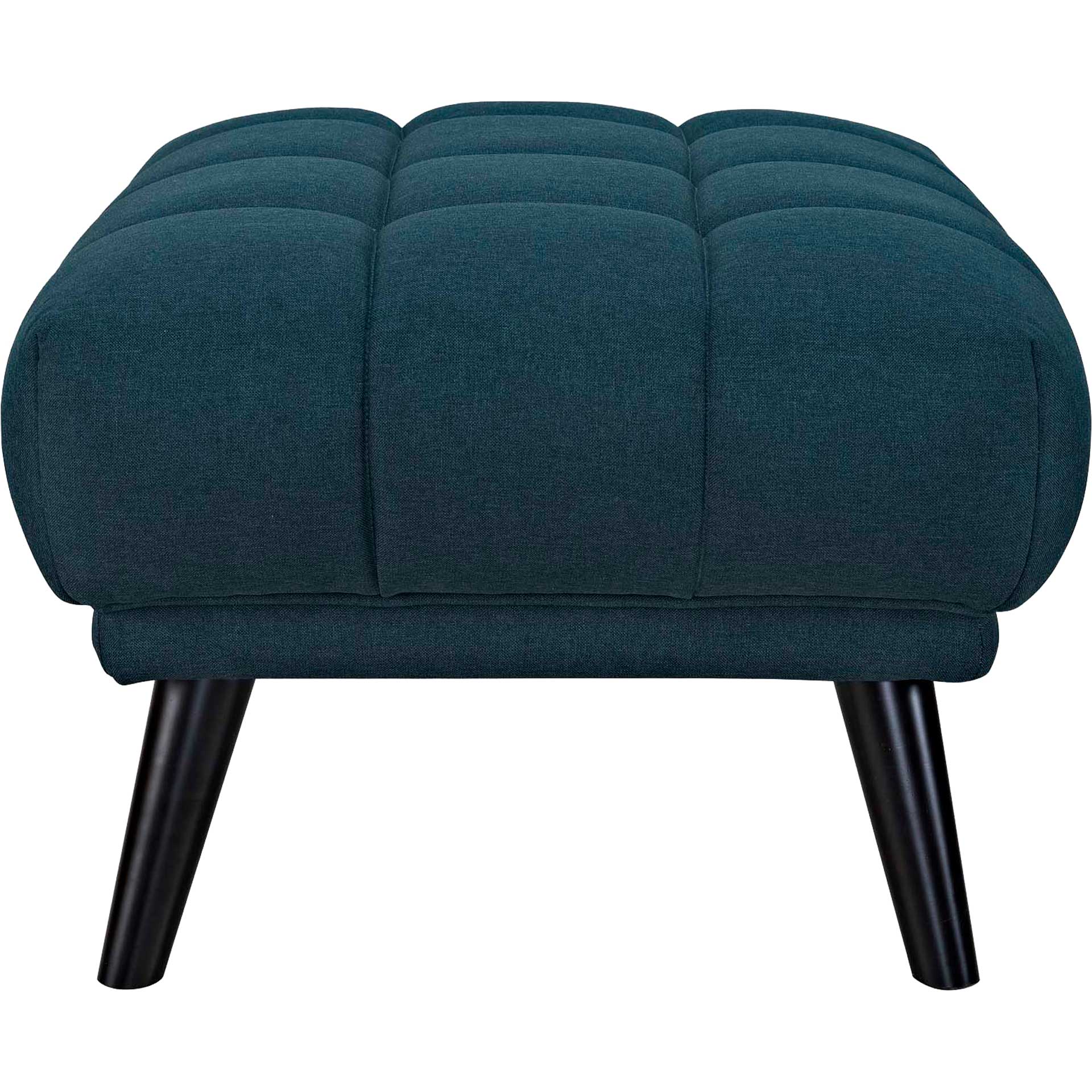 Banister Upholstered Fabric Ottoman Blue - Image 2