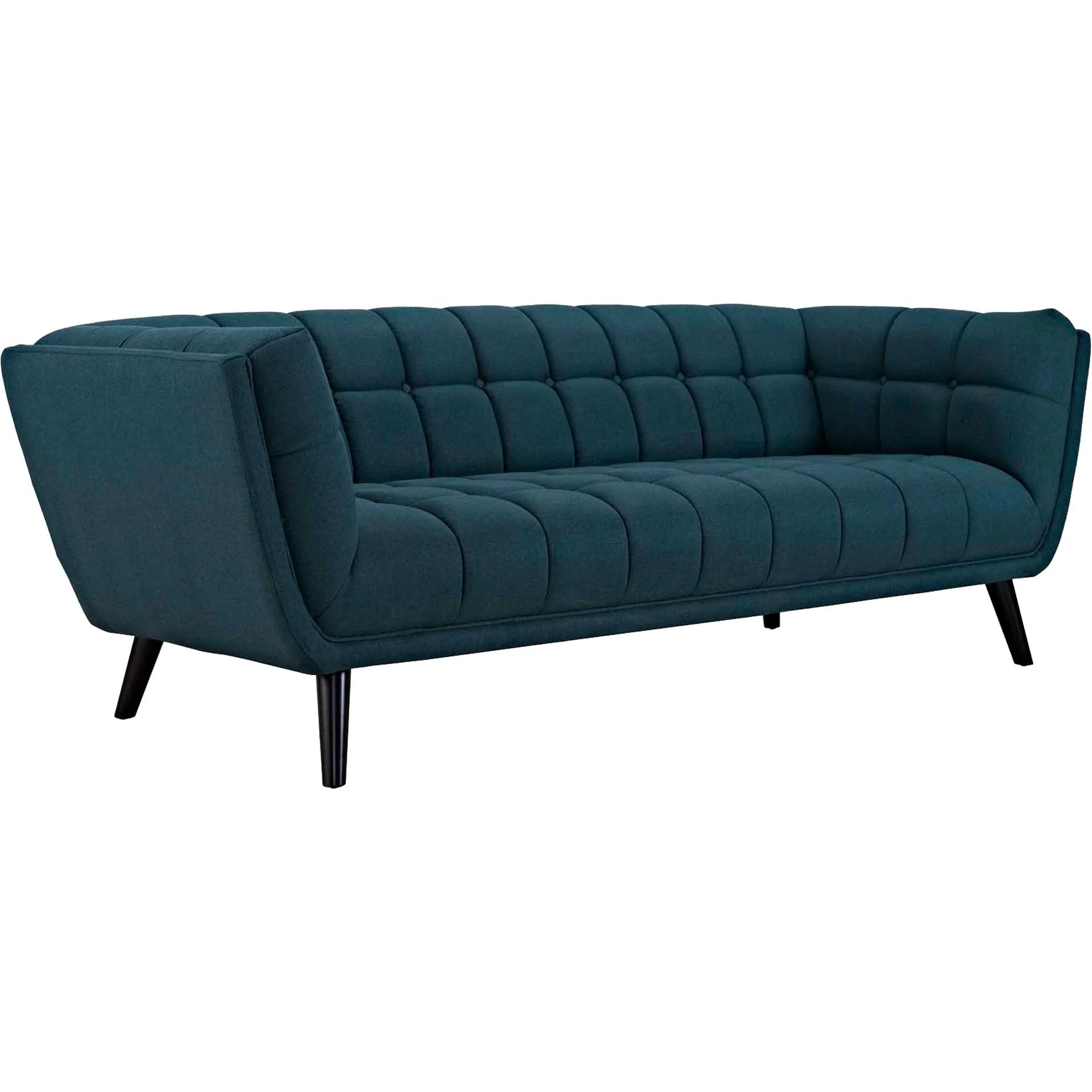 Banister Upholstered Fabric Sofa Blue - Image 2