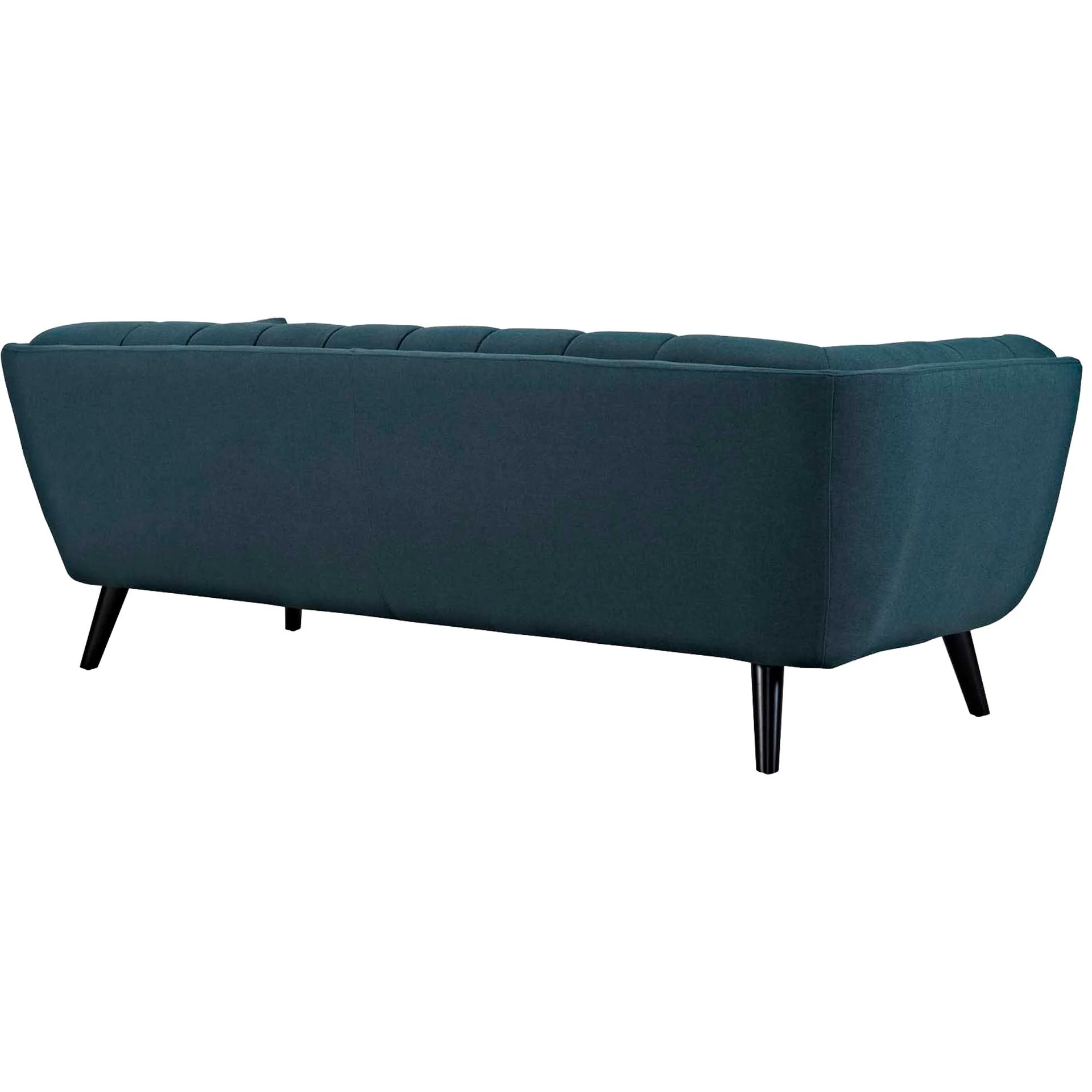 Banister Upholstered Fabric Sofa Blue - Image 3