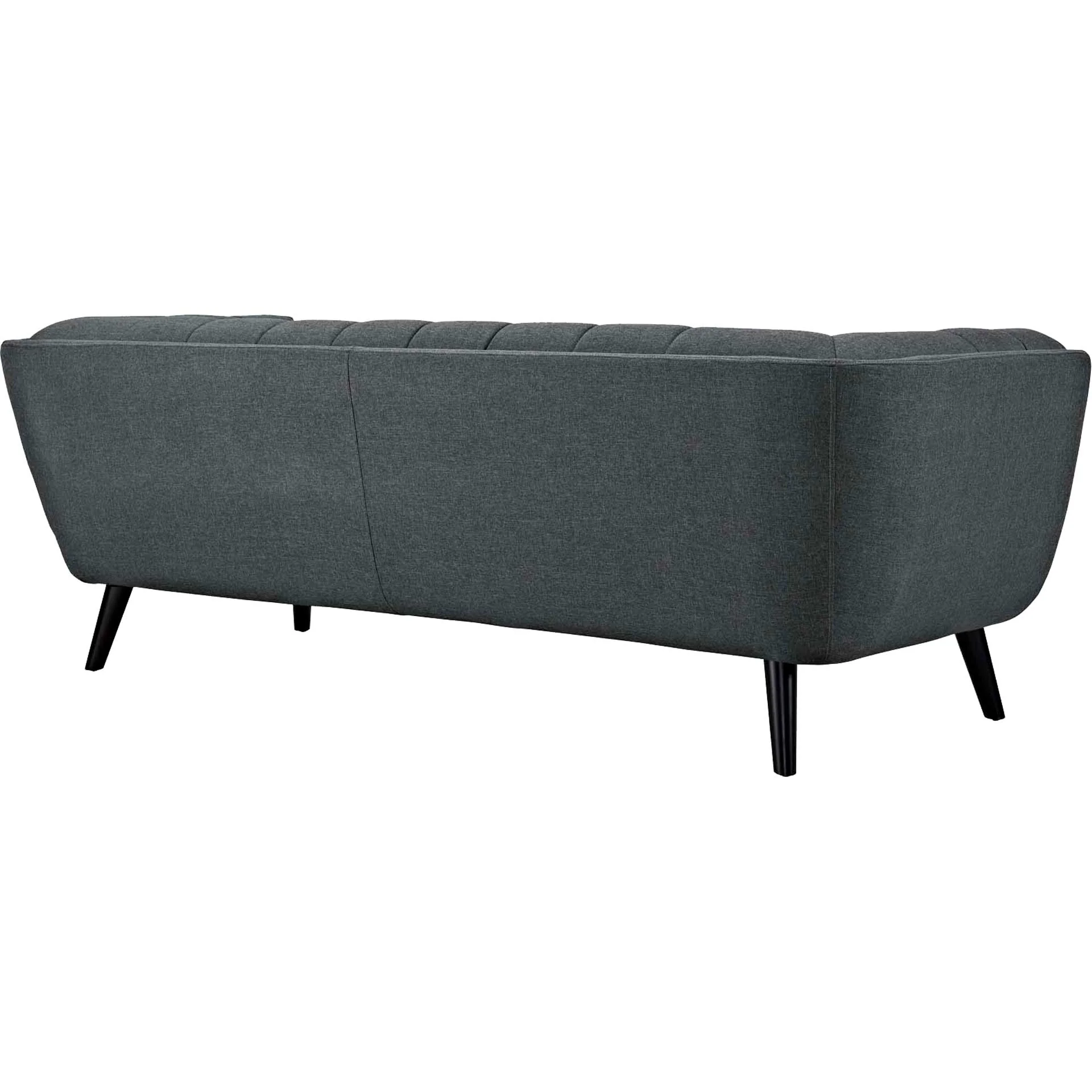 Banister Upholstered Fabric Sofa Gray - Image 3