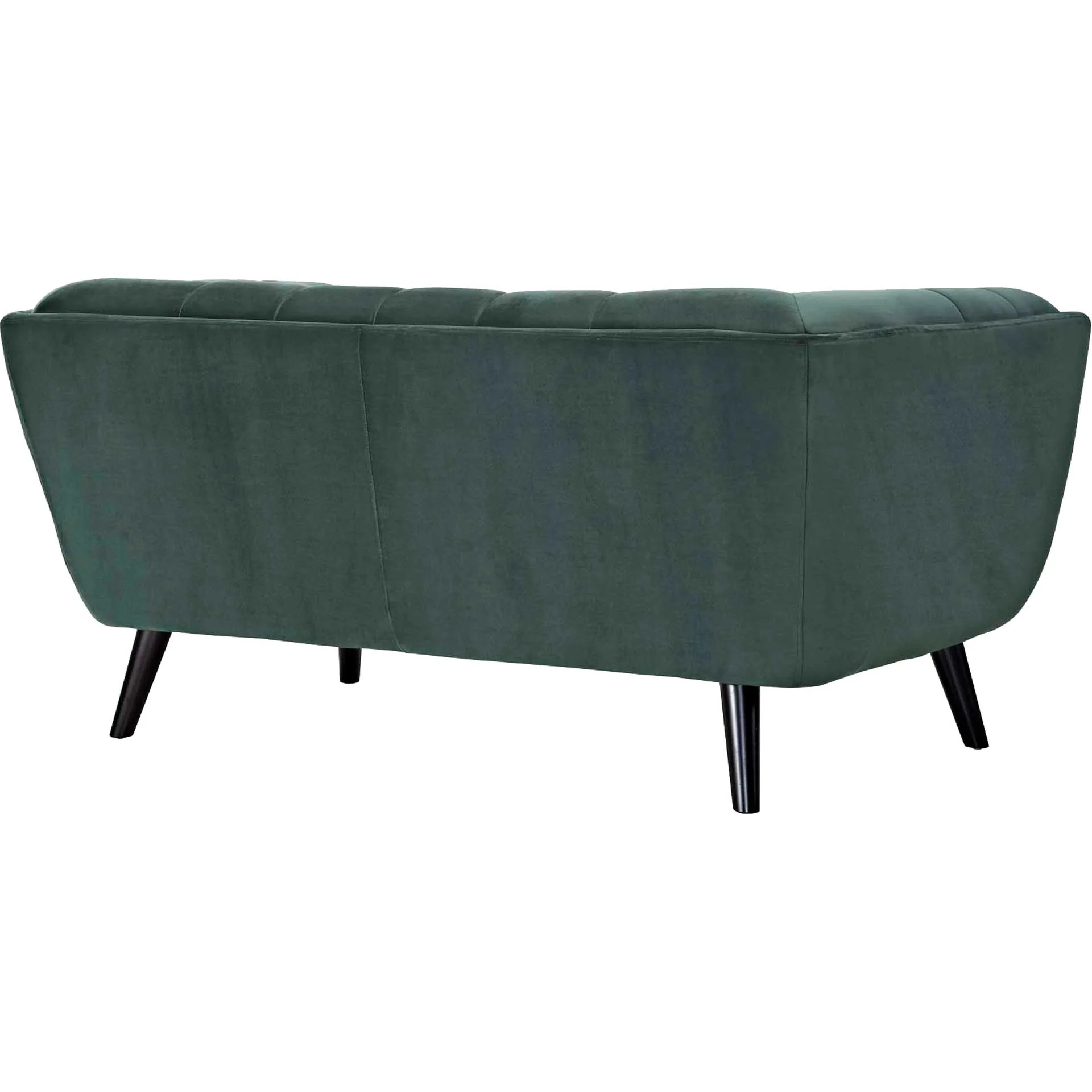 Banister Velvet Loveseat Green - Image 3