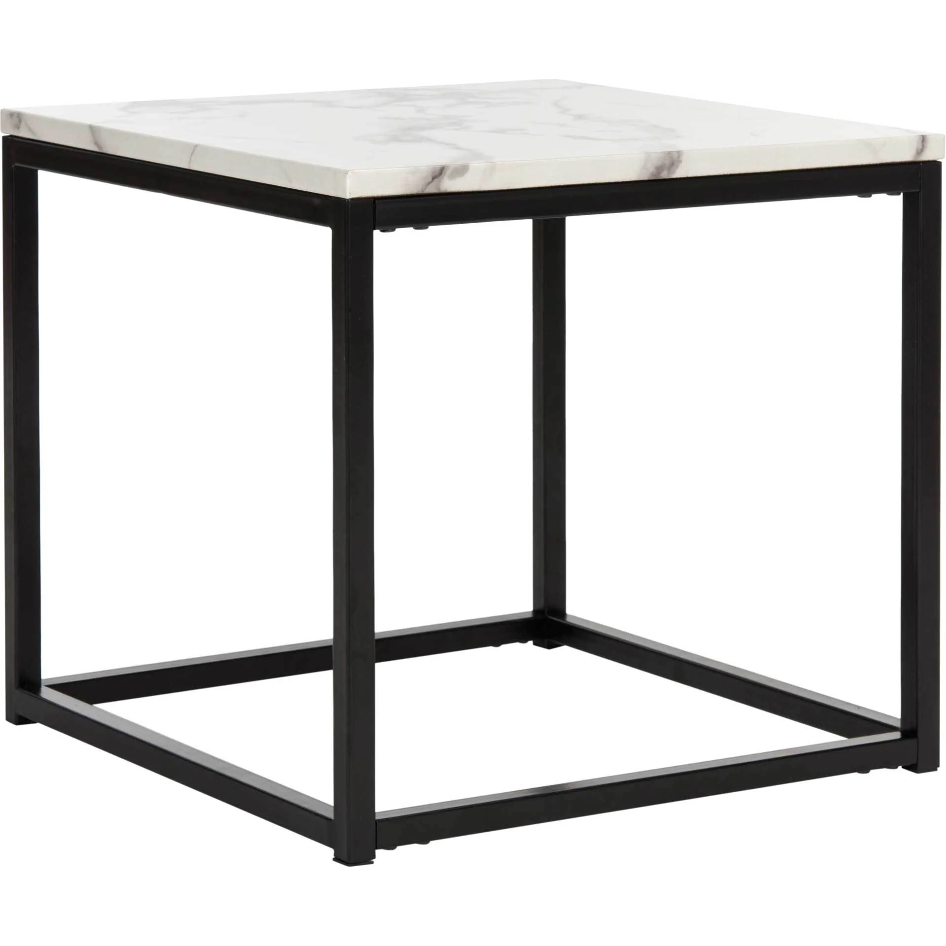 Barbara End Table White/Gray - Image 2