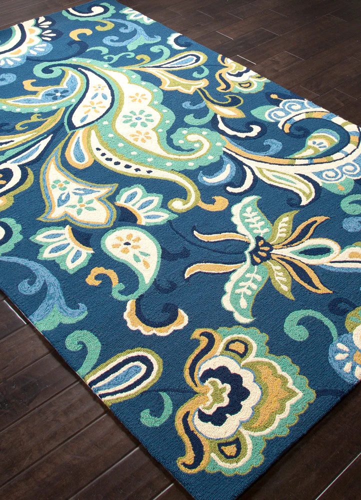 Barcelona Calico Blue Area Rug - Image 2
