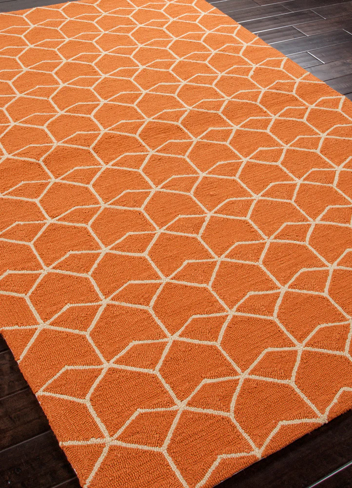 Barcelona Estrellas Red Orange Area Rug - Image 2