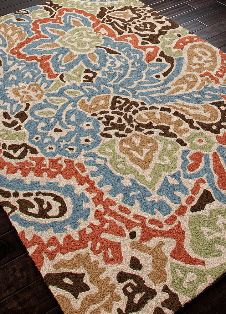 Barcelona Flores Cloud White Area Rug - Image 2