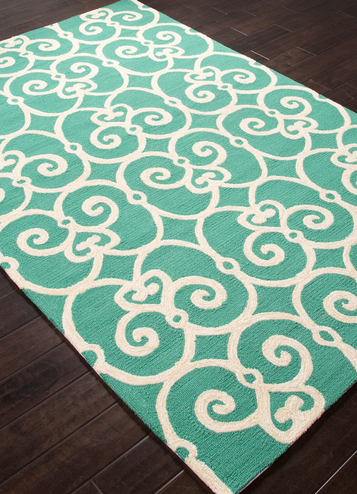 Barcelona Ironwork Blue/White Area Rug - Image 2