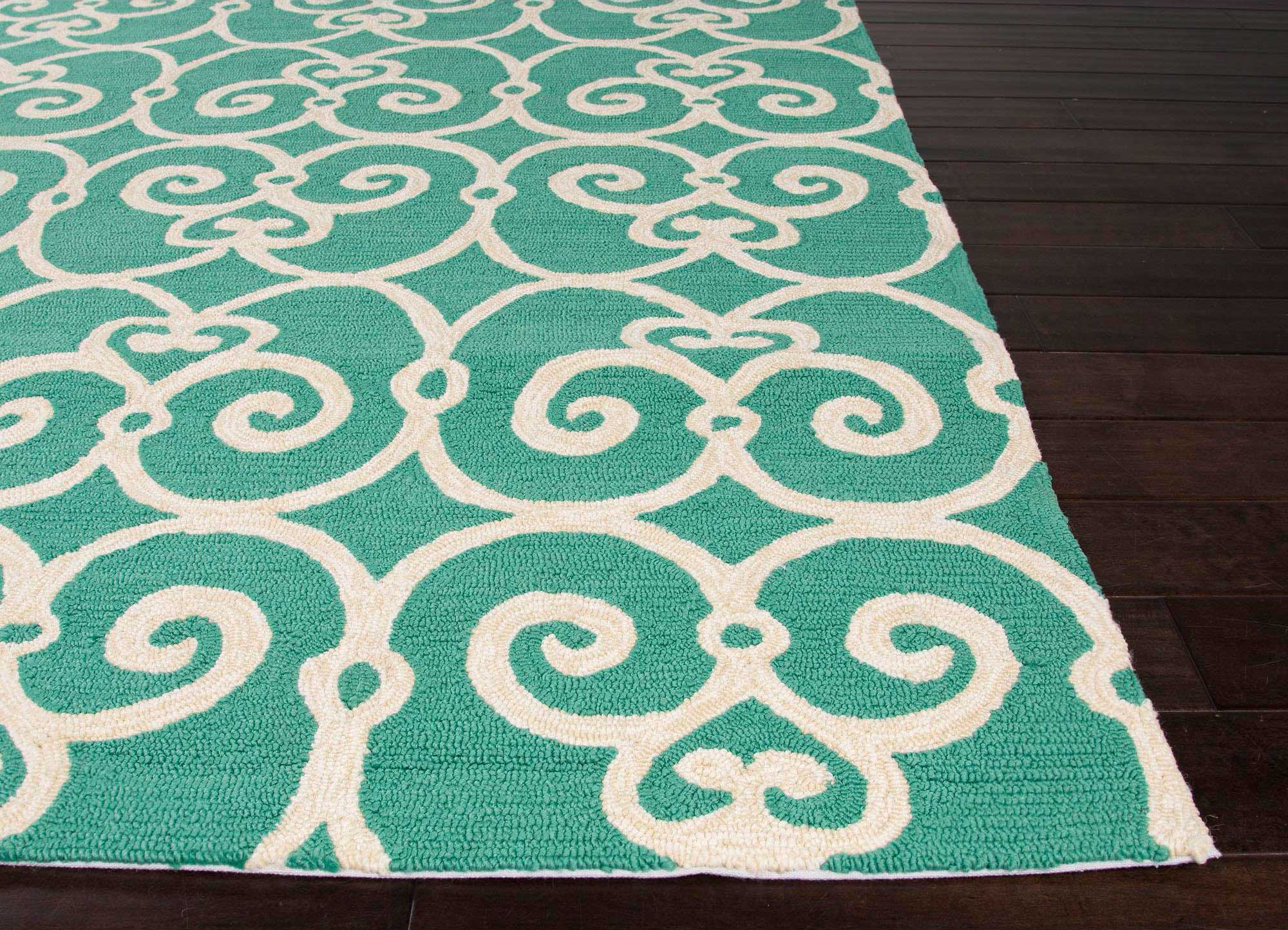 Barcelona Ironwork Blue/White Area Rug - Image 3
