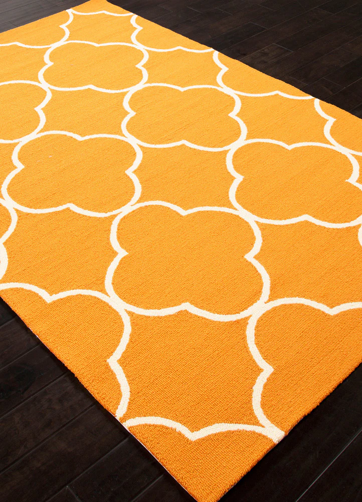 Barcelona Sparten Orange/White Area Rug - Image 2