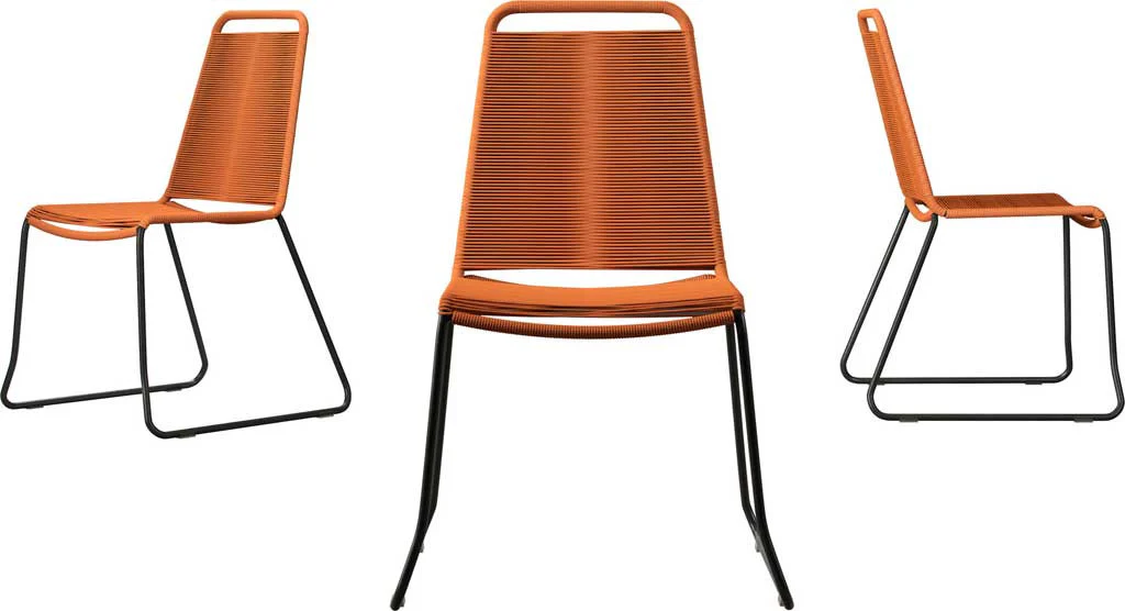 Barclay Side Chair Orange (Set of 2) - Image 2