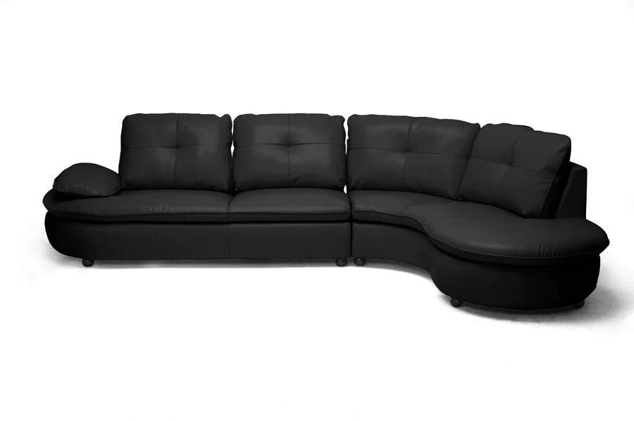 Bari Sectional Sofa Black - Image 2