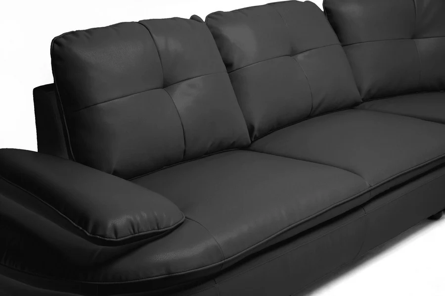 Bari Sectional Sofa Black - Image 3