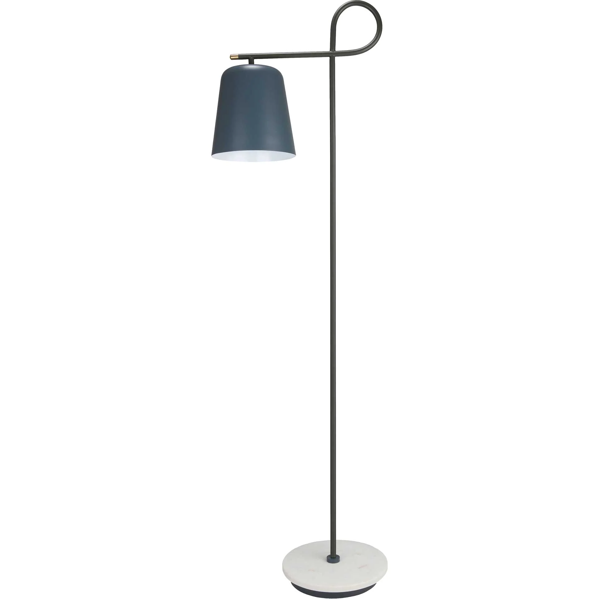 Barlett Marble Base Floor Lamp Ocean Gray/Olive - Image 2