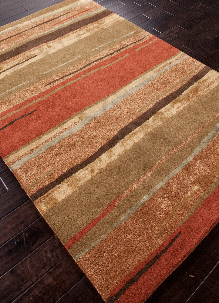 Baroque Bernini Classic Rust/Bronze Green Area Rug - Image 2