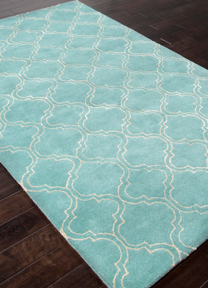 Baroque Hampton Aruba Blue/Antique White Area Rug - Image 2