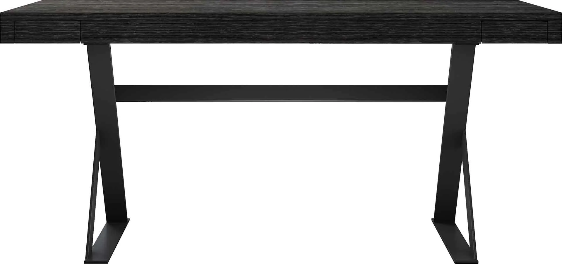 Barrow Desk Gray Oak/Black - Image 2