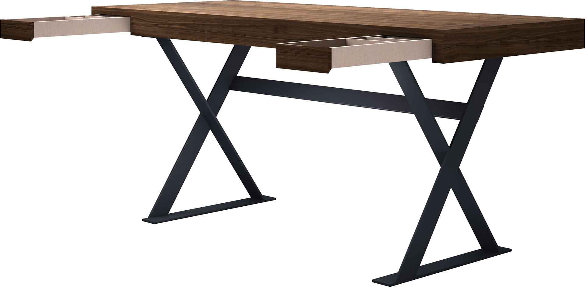 Barrow Desk Walnut/Asphalt - Image 3