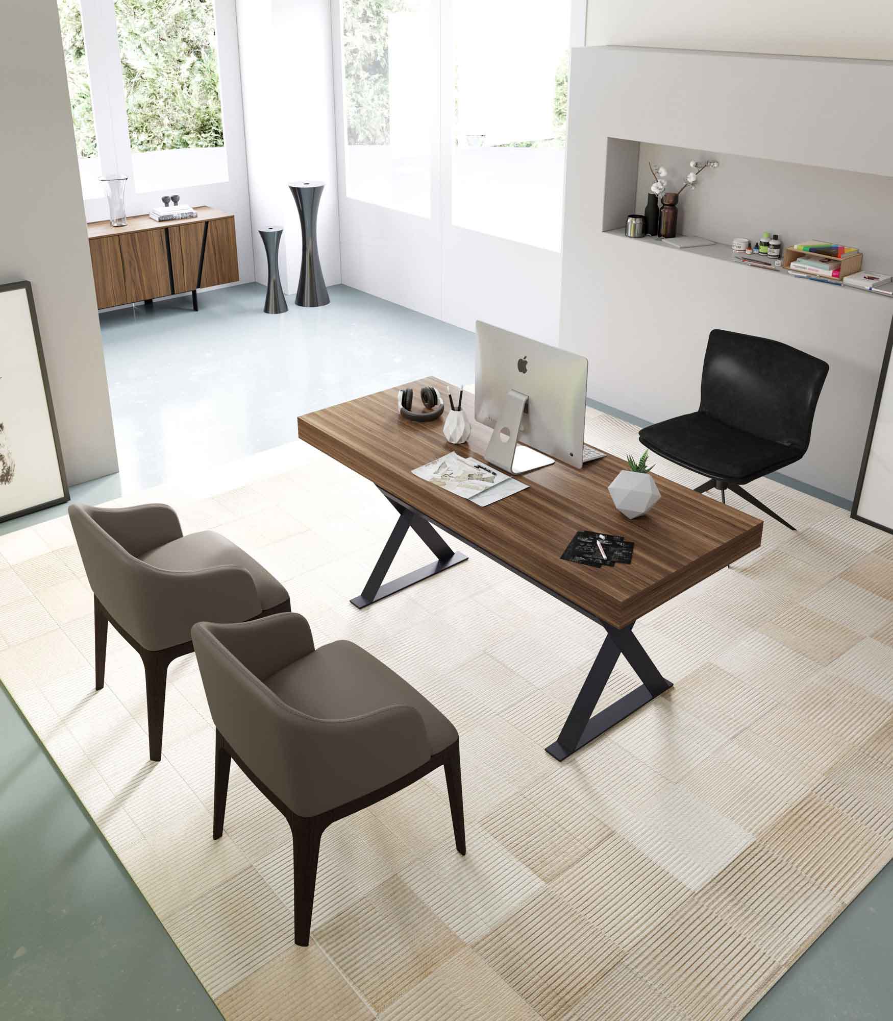 Barrow Desk Walnut/Asphalt - Image 5