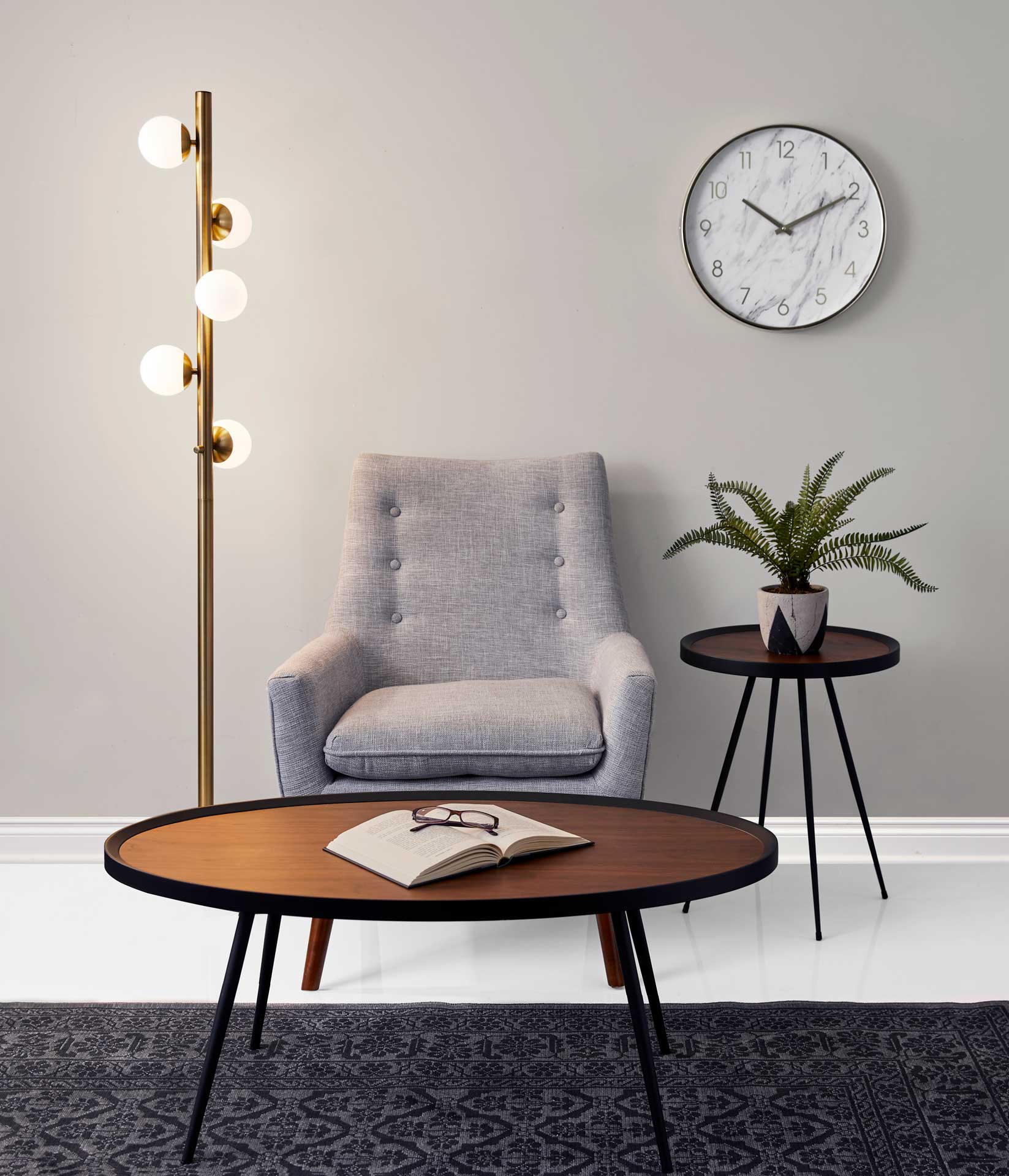Bastia End Table Walnut - Image 4
