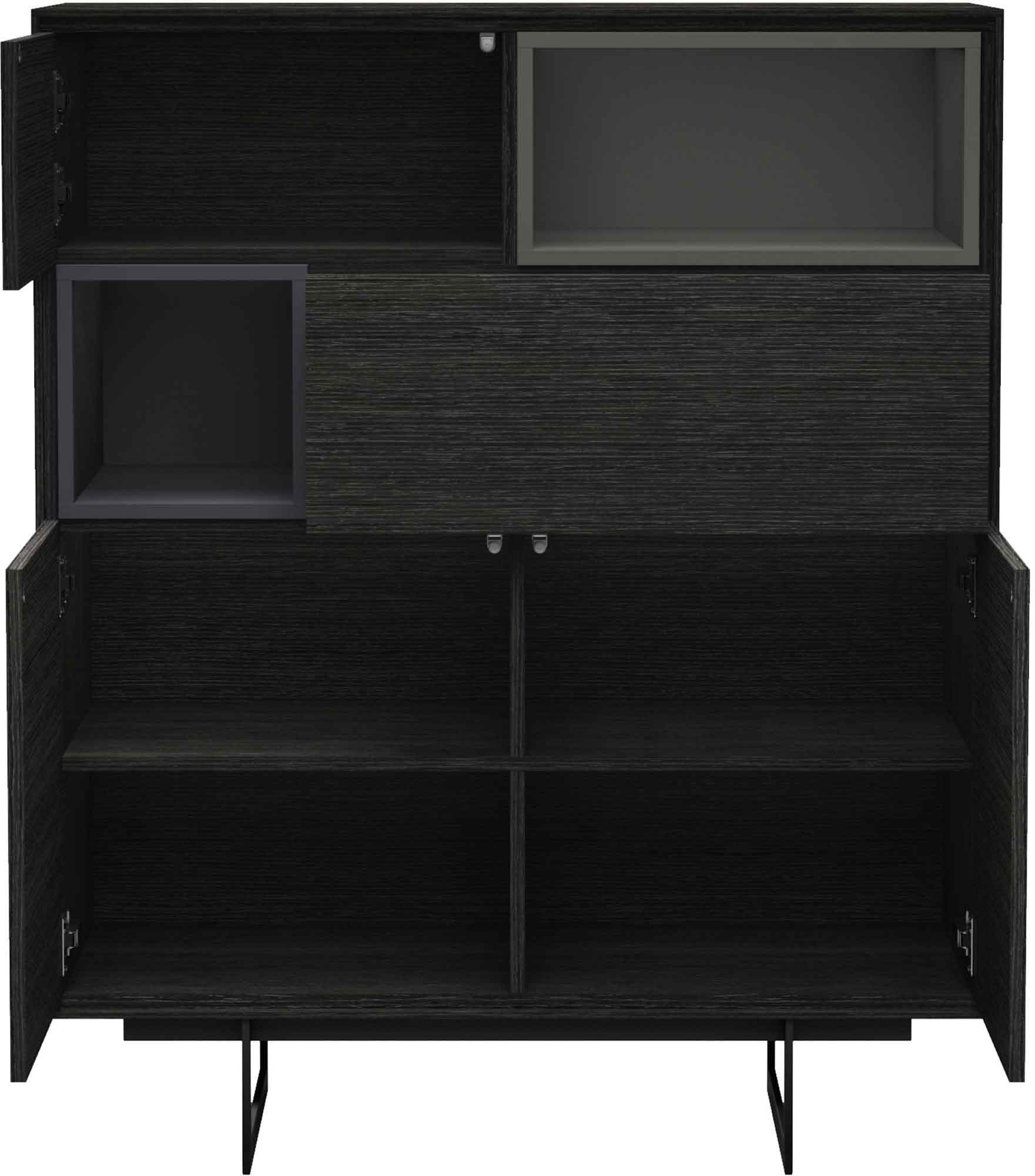 Baxter Highboard Gray Oak - Image 2