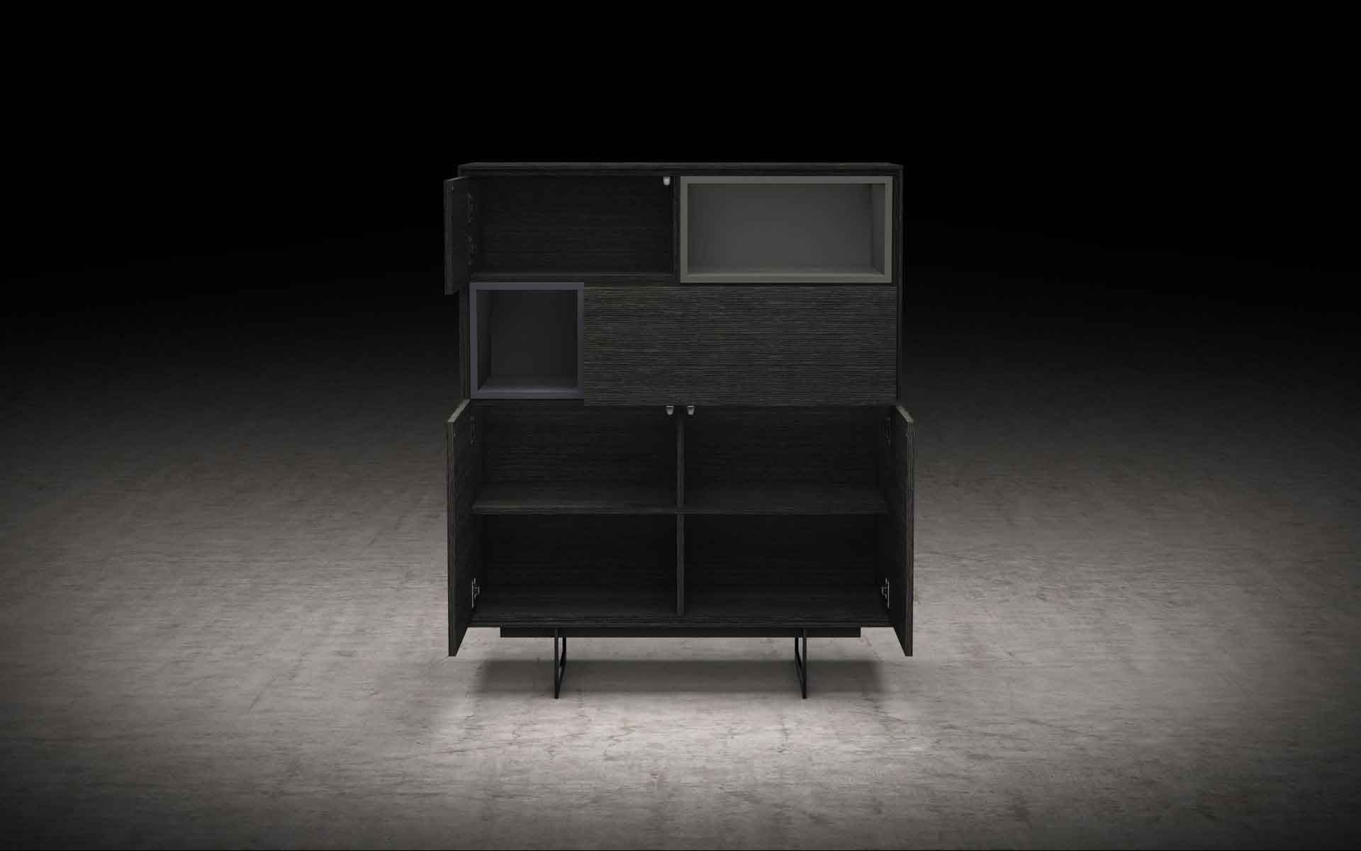 Baxter Highboard Gray Oak - Image 5