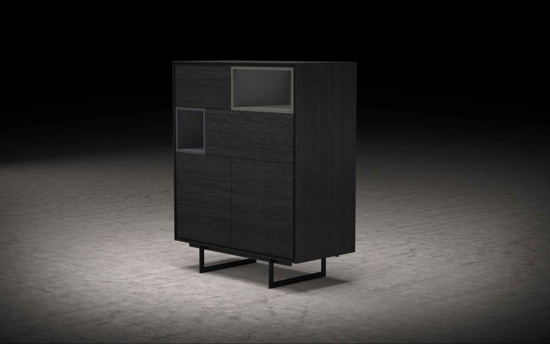 Baxter Highboard Gray Oak - Image 6