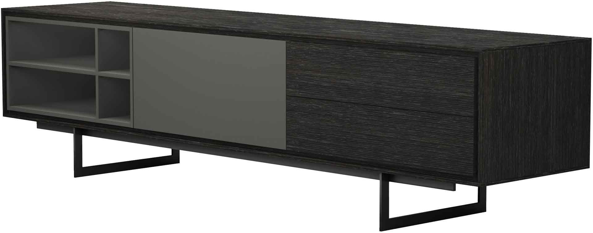 Baxter Media Cabinet Gray Oak - Image 3