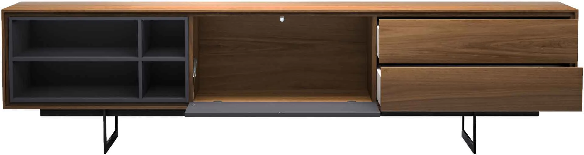 Baxter Media Cabinet Walnut - Image 2